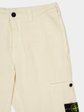 Stone Island Ivory Organic Cotton Corduroy Trousers