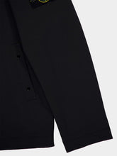 Stone Island Black Soft Shell Hooded Jacket