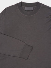 Stone Island Dark Grey Wool Ghost Crewneck Jumper