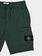 Stone Island Green Cotton Casual Bermuda Shorts
