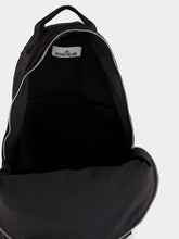 Stone Island Black Coated Nylon Metal ECONYL® Backpack