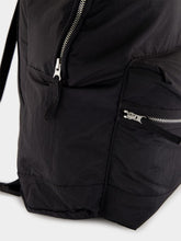 Stone Island Black Coated Nylon Metal ECONYL® Backpack