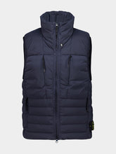 Navy Nylon Down Gilet