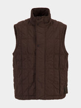 Stone Island Dark Brown Puffer Vest
