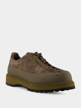 Stone Island Military Green Suede Trainers
