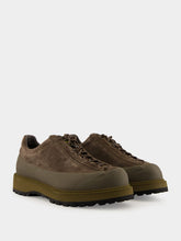 Stone Island Military Green Suede Trainers
