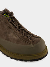 Stone Island Military Green Suede Trainers