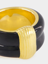 Aurélie Bidermann Katt Black Resin Ring