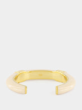 Aurélie Bidermann Katt Ivory Bangle Bracelet