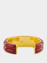 Aurélie Bidermann Katt Burgundy Bracelet