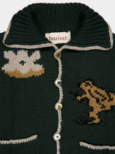Baziszt Green Alpaca Bayou Cardigan