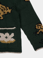 Baziszt Green Alpaca Bayou Cardigan