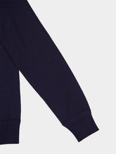 Tom Ford Ink Blue Fine Gauge Pure Wool Crew Neck Sweater