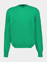 Tom Ford Bright Green Sweater Crewneck Knit