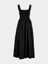 Matteau Black Knit and Cotton Dress