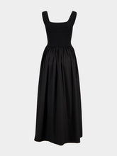 Matteau Black Knit and Cotton Dress