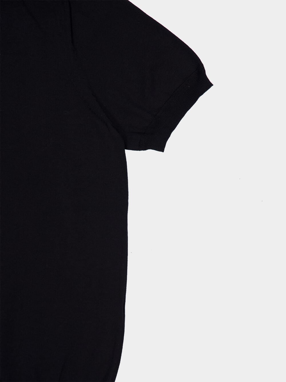 Black Pure Cotton Crew Neck T-Shirt