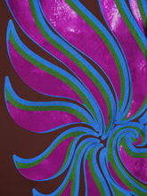 Paula Kentia Coffee Bean Embroidered Long-Sleeved Maxi Dress