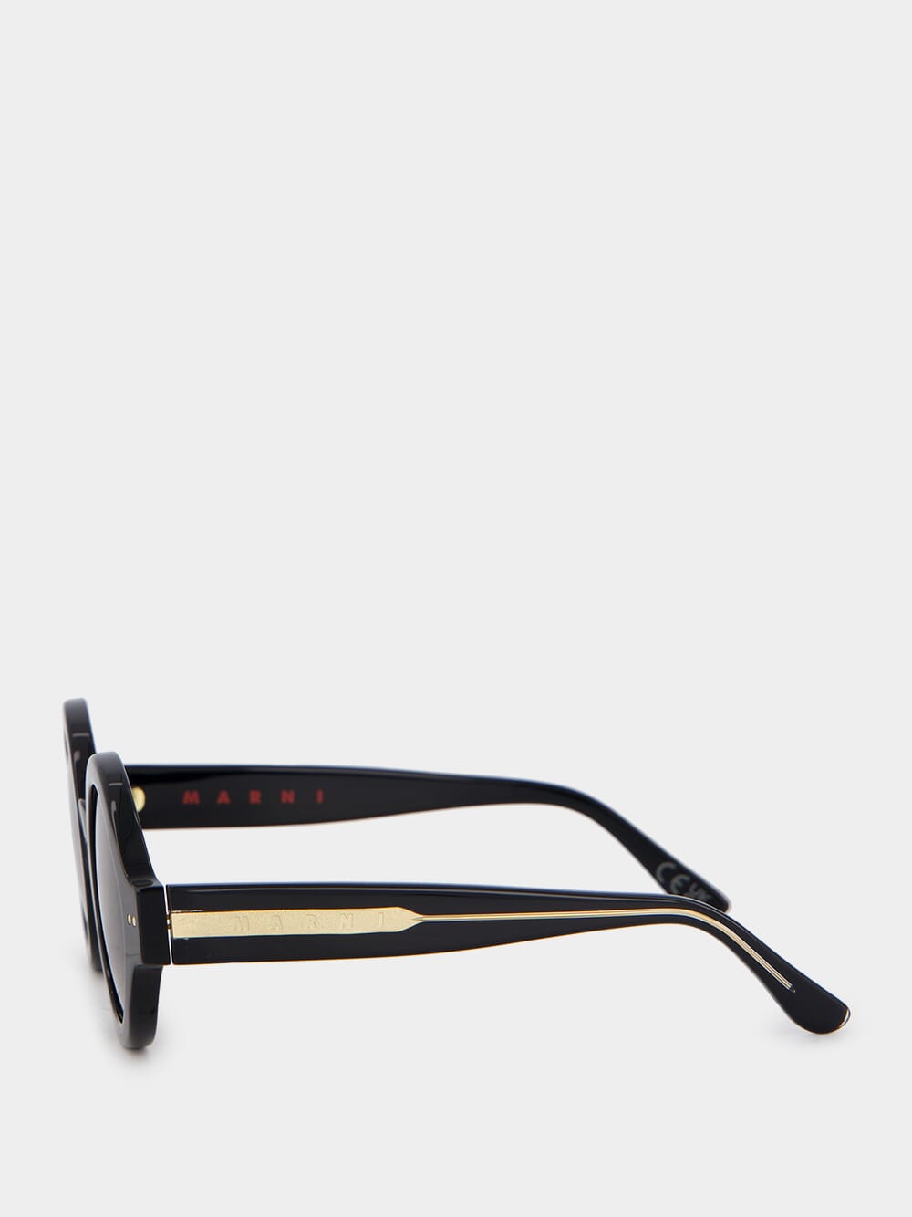 X Marni Nakagin Tower Black Sunglasses