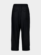 Y-3 Black Recycled Wool Blend Trousers