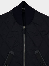 Tom Ford Ink Blue Diamond Quilted Nylon Zipped Gilet