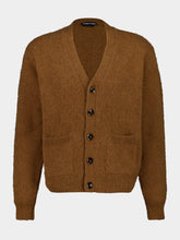 Tom Ford Toffee Brown Cardigan V-Neck Knit