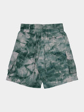 Y-3 Green AOP Nylon Cargo Shorts