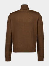 Tom Ford Tobacco Brown Suede Zip-Up Jacket