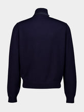 Tom Ford Navy Suede Front Merino Jacket