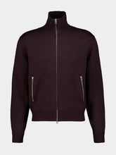 Tom Ford Chocolate Torte Full Zip Merino Wool Jacket