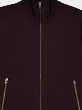 Tom Ford Chocolate Torte Full Zip Merino Wool Jacket