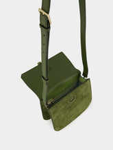 Tom Ford Moss Green Suede Tara Crossbody