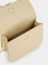 Tom Ford Beige Tara Mini Crossbody in Grain Leather