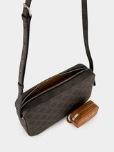 Celine MESSENGER BAG TRIOMPHE CANVAS W/CHARM POLY-VISCOSE