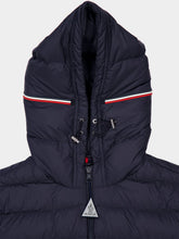 Moncler Navy Blue Vermeille Hooded Short Down Jacket