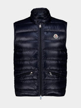 Moncler Night Blue Down Gilet