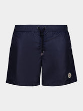 Moncler Navy Blue Nylon Swim Shorts