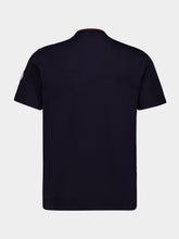 Moncler Navy Embroidered Cotton T-Shirt