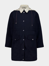 Moncler Navy 3-in-1 Hooded Down Jacket