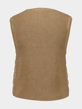 Moncler Beige Quilted Cotton Down Gilet