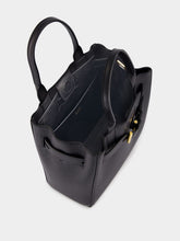 Tom Ford Black Leather Belted Tote Bag