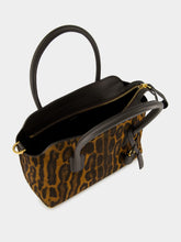 Tom Ford Whisky Brown Ocelot-Print Suede Bag