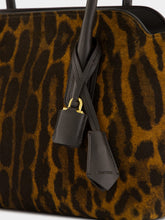 Tom Ford Whisky Brown Ocelot-Print Suede Bag
