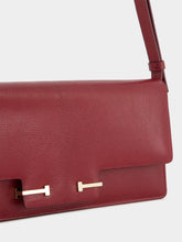 Tom Ford Ruby Red Supple Leather Aube Shoulder Bag