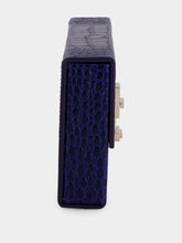 Tom Ford Sea Blue Crocodile Clutch in Leather