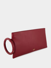Tom Ford Ruby Red Nappa Aura Clutch