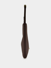 Tom Ford Chocolate Brown Grain Leather Hobo Bag