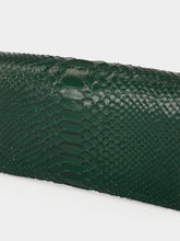 Tom Ford Emerald Green Python-Print Jean Clutch
