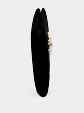 Tom Ford Black Velvet Arc Clutch Bag