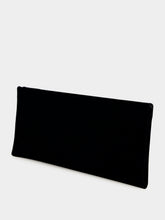 Tom Ford Black Velvet Arc Clutch Bag